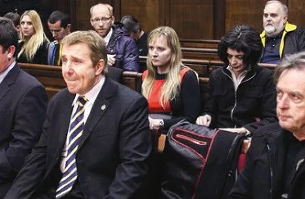 Sodba, ki so jo januarja poslušali Robert Časar, Srečko Prijatelj in Marjan Mikuž (z leve) je postala pravnomočna 