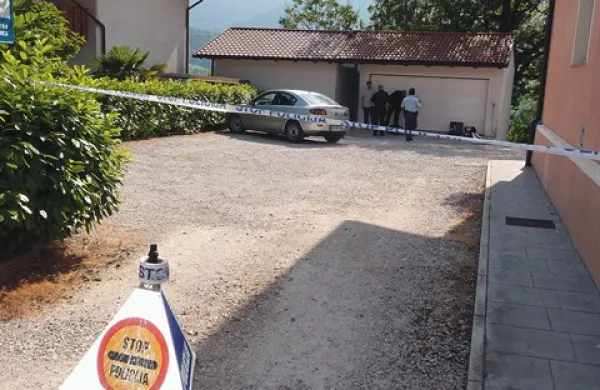Prizorišče nesreče, v kateri je sredi junija letos Dušan K. zaradi eksplozije 70 let stare italijanske bombe izgubil obe roki