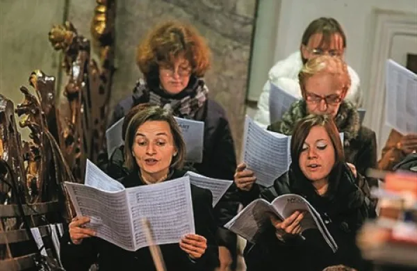 Polnočna maša v stolnici sv. Nikolaja v Ljubljani 