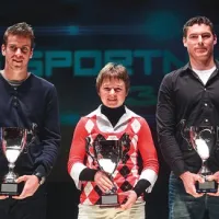 Vrh primorskega športa v letu 2013 - (z leve) FC Luka Koper (Domen Črnigoj), Tanja Žakelj in Vasilij Žbogar