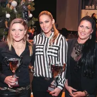 Kajakaško-atletski koprski tris - (z leve) Špela Ponomarenko Janić, Snežana Rodić in njena sestra, tudi nekdanja atletinja Radmila Vukmirović