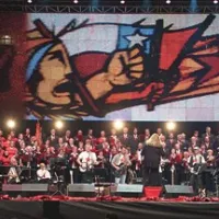 Arena Stožice, 27. april: koncert Za svobodo, za kruh, Tržaški partizanski pevski zbor Pinko Tomažič in gostje