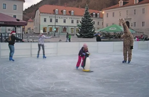 Zimske radosti na drsalkah