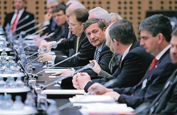 Odprtje posveta slovenske diplomacije, na katerem je imel nagovor zunanji minister Karl Erjavec