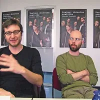 Režiser Andrej Jus in dramaturg Nejc Valenti 