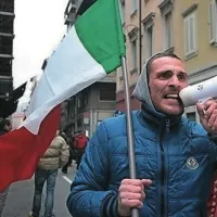 Danes so tržaške ulice preplavili protestniki iz italijanskega vstajniškega gibanja forconi