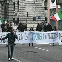 Forconi protestirajo v Trstu