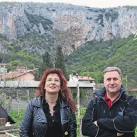 Jasna Rajčevič in Branko Dubac ne nasprotujeta turizmu in plezalcem, pričakujeta le, da spoštujejo kraj in naravo 