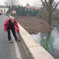  ...  in močno poškodovana ograja brez hodnikov z robnimi venci