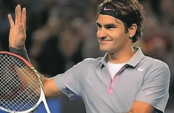 Roger Federer (na fotografiji) je bil boljši od Andyja Murrayja