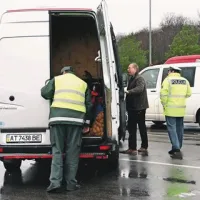 Voznik ukrajinskega kombija je proti Italiji vozil skoraj vse: od krompirja do kolesa
