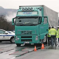 Na tehtnici včeraj niso odkrili nobenega vozila, ki bi bistveno preseglo dovoljeno težo