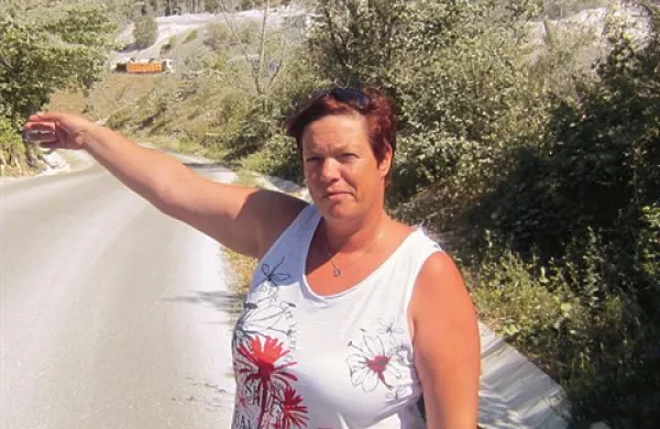 Martina Žetko: “Laženci smo že dovolj prizadeti zaradi kamnoloma, zato vsak dan živimo v prahu. Proti vetrnicam se bomo borili z vsemi močmi.”