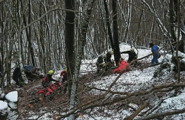 Poleg policistov in reševalcev ZD Tolmin je bilo na kraju tudi več gasilcev iz PGD Tolmin ter pripadniki GRS Tolmin, ki so s strmega pobočja reševali poškodovano voznico avtomobila