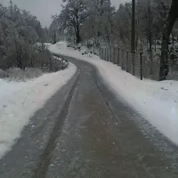 Severna Primorska v primežu snežnih plazov in žleda