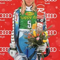 Zmagovalka, Švedinja Frida Hansdotter