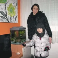 V stanovanju je prehladno in niti več debelih odej ne pomaga, zato je Kornelija Lovko hčerko Katrino odpeljala  na toplo k svojim staršem