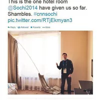 Ekipo CNN je v hotelu pričakal tale prizor