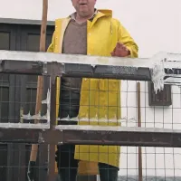 Stojan Vončina ima agregat, star 20 let, a malo rabljen. Toda  aparat “je odpovedal ravno, ko bi ga najbolj potreboval!”