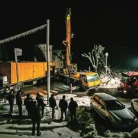 Tako so včeraj v Postojni namestili zelo zmogljiv agregat