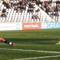 Matej Pučko je takole matiral vratarja Crvene zvezde Bobana Bajkovića za končni izid 2:4
