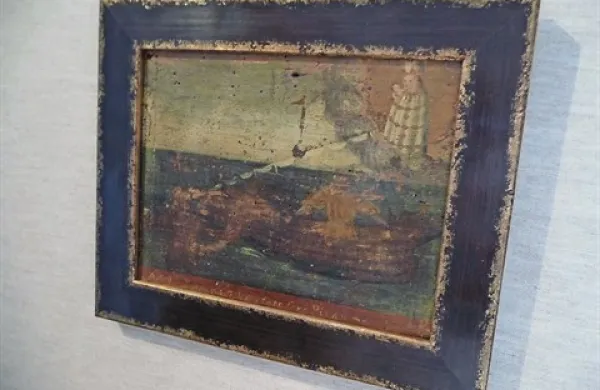 Na votivni podobi iz leta 1643 je upodobljena  nesreča na morju, ki se je pripetila piranskim pomorščakom