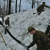 Žled ni prizanesel niti Partizanski tiskarni Slovenija