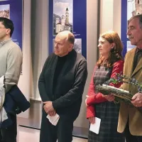 Dr. Branko Marušič, vodja postaje Danila Zuljan Kumar in podžupan Mitja Trtnik
