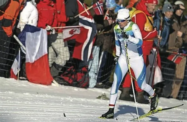 Smučarska tekačica Katja Višnar je imela veliko težav z dihanjem že med štafetno preizkušnjo, ki so jo Slovenke končale na 11. mestu