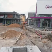 Bevkov trg je razkopan od januarja, dela naj bi končali septembra 