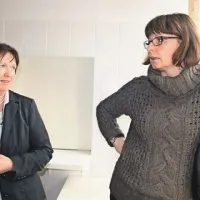   Maja Majnik (desno) in Irena Kenk