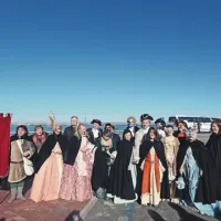 Piransko princesko so v Benetke pospremili Tartini in njegova mati ter spremljevalci iz Skupnosti Italijanov Giuseppe Tartini v oblačilih iz Tartinijevega obdobja