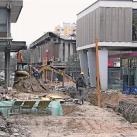 Niso si mislili, da bo trg naenkrat prekopan podolž in počez 