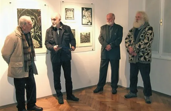 Danilo Jejčič, Vladimir Bačič, Pavel Medvešček in Franc Golob