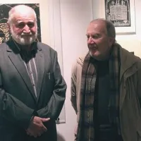 Pavel Medvešček in Danilo Jejčič, dobitnika priznanja DLUSP