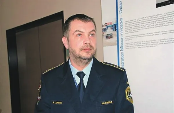 Alen Lorbek iz sektorja za mednarodne policijske operacije