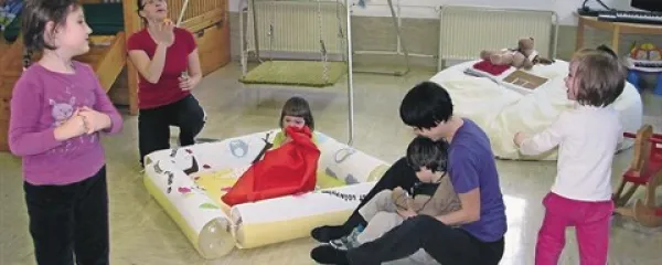 Živahne urice v razvojnem oddelku vrtca 