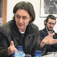 Režiser Samo M. Strelec in igralec, ki bo upodobil Kristusa Matija Rupel 