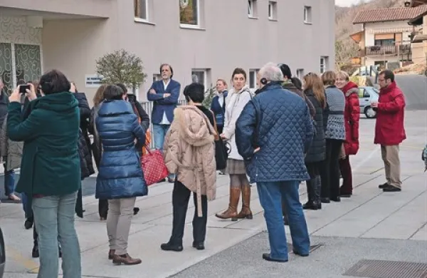 Udeleženci so dobre prakse spoznavali tudi v domu upokojencev v Podsabotinu