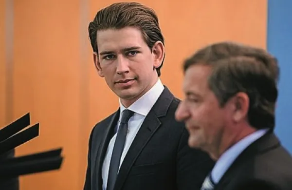 Avstrijski zunanji minister Sebastian Kurz na obisku v Sloveniji