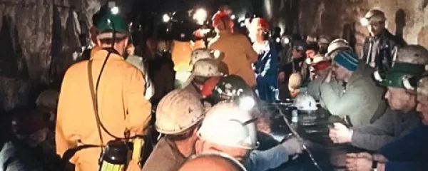 Jezni in razočarani zasavski rudarji so več dni prebili v rudniku 
