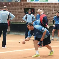 Razpoloženi balinar Luke Koper  Anton Fabec svojega moštva ni uspel popeljati  do finala