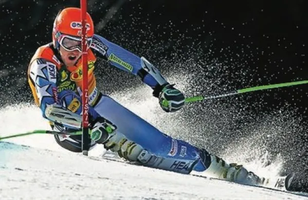 Ted Ligety je zmagovalec zadnjega veleslaloma v sezoni svetovnega pokala alpskih smučarjev