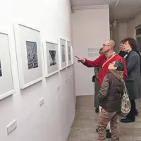 Fotografije je občudoval tudi slikar Aleš Sedmak
