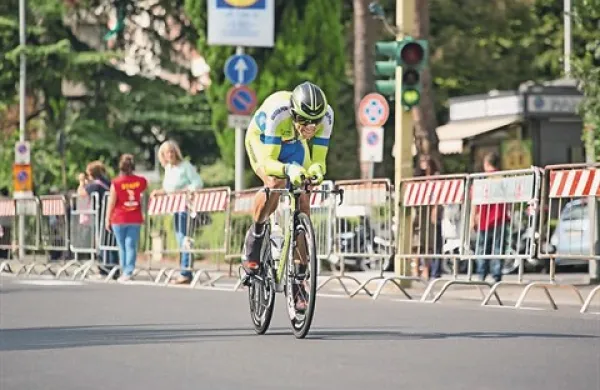 Kristijan Koren se je izkazal na kronometru v Italiji, kjer ga v nedeljo čaka tudi nastop na dirki Milano-Sanremo