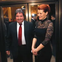 Sežanski župan Davorin Terčon in Marjetka Kljun