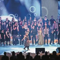 Glavne zvezde večera so bili Perpetuum Jazzile, ki so skupaj z zborčkom Planeta 47 zaključili koncert