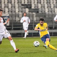 Trije nekdanji soigralci - z leve Amedej Vetrih, Goran Galešić in Alen Jogan 