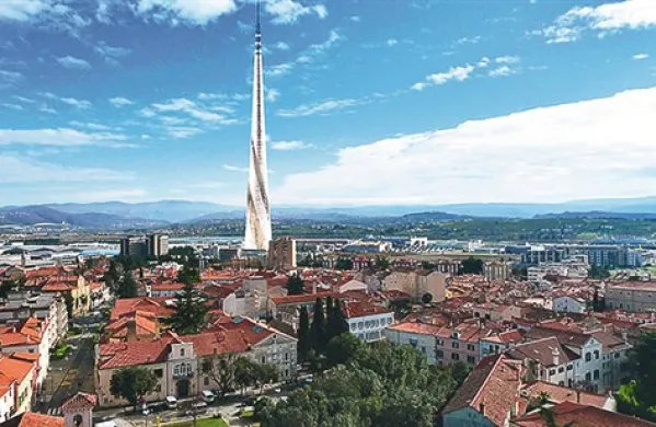 Stolp kot poganjek istrske kanele
