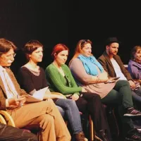 Andrej Zalesjak, Jožko Čuk, Ajda Valcl, Simona Hamer, Ana Facchini, Kristijan Guček, Mira Lampe Vujičić in Martina Mrhar    